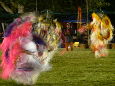 Dancers at the Table Mountain Pow Wow - Photo by Alex Lewis